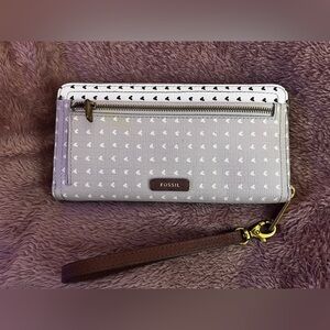 Fossil Clutch Zip Around Wallet